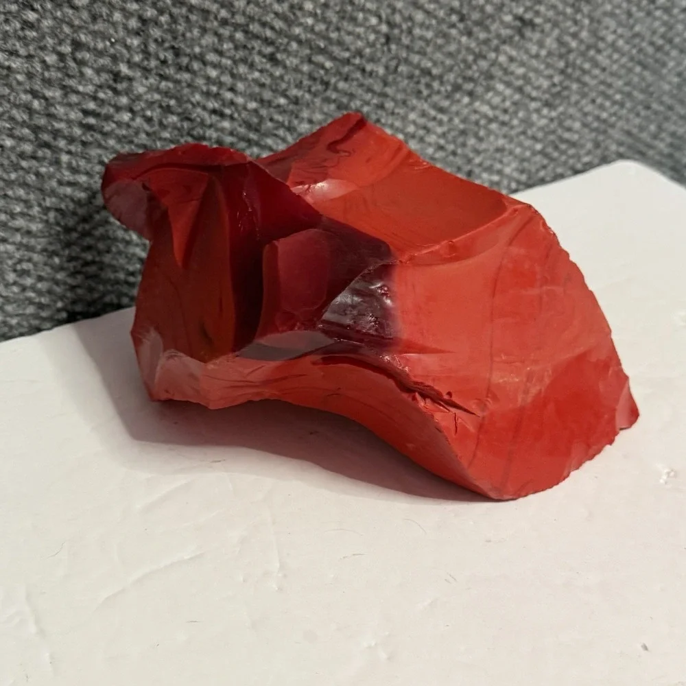 Red Slag Glass Chunk Ruby Cullet Art Glass Rock Display 5+ Lb Aquarium Landscape